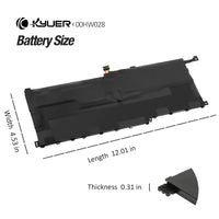 1 x RAW Customer Returns K KYUER 00HW028 01AV458 Laptop Battery for Lenovo ThinkPad X1 Yoga 2016 2017 1st 2nd Thinkpad AV444 01AV438 01AV439 - RRP €45.89