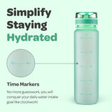 1 x RAW Customer Returns Hydracy Drinking Bottle with Fruit Insert - 500ml Water Bottle - BPA-Free Drinking Bottle with Time Marking Leak-Proof Sports Bottle - Condensation-Free for Sports and Outdoor - RRP €20.17