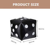 7 x Brand New 10Pcs Giant Game Big Decorative Balloons Wedding Square Wedding Supplies For Movie Theme Party Decorations Cube Supplies Black Large Birthday Jumbo Inflatable Dice - RRP €104.93