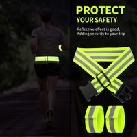 2 x Brand New AivaToba Reflective Band Bicycle Reflectors Children s Bracelet 5 pieces Reflector Belt Safety, Reflective Band for Running Jogging Cycling Dog Walking Running - RRP €13.7