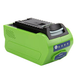 1 x RAW Customer Returns Exmate 40V 5.0Ah Batteria per GreenWorks G-MAX 29472 29282 2601102 24252 29462 29302 29662 Non Gen 1  - RRP €89.98