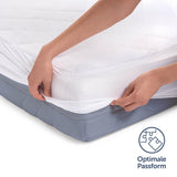 1 x Brand New Blumtal Luxury Quilted Mattress Protector Set of 2 Oeko-TEX Certified, Anti-Allergy Mattress Protector, Machine Washable Mattress Protector 150 x 200cm - Set of 2 - RRP €29.99