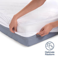 2 x Brand New Blumtal Mattress Protector quilted Standard Adrian 135x190x40cm, box spring, set of 2 - RRP €68.54