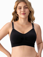 1 x RAW Customer Returns HBselect 5 Pcs Maternity Nursing Bra Seamless Nursing Bra with Additional Bra Extenders Breastfeeding and Sleep Without Wire for Women Black Gray Beige White Light Pink - RRP €40.33