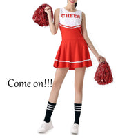 1 x RAW Customer Returns Niuhong 6 PCS Cheer Leader Poms Pom Bright Metallic Cheers Ball Squad Cheer Sport Colors Pompons Poms Hand Flower Bands Spirit Cheering Pom Colors Accessories Cheerleading Sports Games Team Red  - RRP €13.16