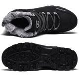 1 x RAW Customer Returns SPSHOOS Men s Winter Shoes Warm Lined Trekking Hiking Boots Waterproof Winter Boots Non-Slip Hiking Shoes Black 45 - RRP €50.2