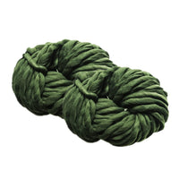 3 x Brand New Maxee Bulky Arm Knitting Wool 500g 2 250 g , Roving Yarn for Hand Knitting Crochet, Chunky Icelandic Wool, Chunky Knit Soft Wool Yarn, Thick Wool Yarn for Blanket Knitting - 27 Army Green  - RRP €55.02