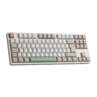 1 x RAW Customer Returns Akko 5087B Plus RGB Mechanical Gaming Keyboard, ISO-UK Layout, 3 Modes BT5.0 2.4Ghz Type C TKL Keyboard with Swappable Linear Switch, Cherry PBT Keycap for Win Mac Horizon, Jelly Black  - RRP €88.46