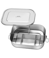 1 x RAW Customer Returns Ga HOMEFAVOR lunch box stainless steel lunch box 1400ml leak-proof lunch box bento box capacity with 5 compartments for children and adults. - RRP €23.52