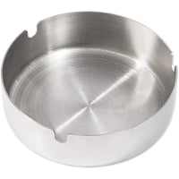 16 x Brand New Juvale Round Ashtray for Cigarettes and Cigars for Home 10.2 cm, Stainless Steel, Pack of 5  - RRP €364.8