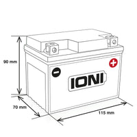 1 x RAW Customer Returns Scooter battery 12V 5Ah AGM IONI ION TYPE - SLA4L-BS sealed maintenance-free  - RRP €22.72