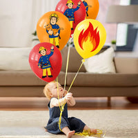 1 x Brand New YGCHEN Fireman Birthday Balloons Fire Truck Decorations Foil Balloons Star Happy Birthday Balloon Banner Balloon Party Decorations 14 Pieces  - RRP €16.01