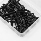 1 x RAW Customer Returns  40 sets M5 x 30mm Screws and Nuts Set Button Head Hex Socket Screws 10.9 Grade Alloy Steel Full Thread - RRP €14.87