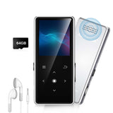 1 x RAW Customer Returns 64GB MP3 Player with Bluetooth 5.2, AiMoonsa Music Player with Built-in HD Speaker, FM Radio, Voice Recorder, HiFi Sound, Weight 0.15 lb, E-book Function, Earphones Included - RRP €37.99