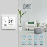 1 x RAW Customer Returns MoesGo WiFi Heating Thermostat for Water Underfloor Heating, Programmable Smart Room Thermostat Compatible with Alexa Echo Google Home, Control with Smart Life Tuya App - RRP €50.36