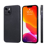 1 x RAW Customer Returns OUGIC Super Slim iPhone 14 6.1 inch Case, Real Aramid Fiber Soft Touch Durable Carbon Fiber Case, Snap-On Back, Wireless Charging - RRP €34.8