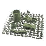 1 x RAW Customer Returns 100 pieces army soldier figures set, soldiers play set, military soldier toy figures, plastic army soldier figures military play set with soldiers, planes, tanks, flags for children 3  - RRP €20.4