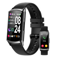 1 x RAW Customer Returns Smartwatch for women and men, fitness watch tracker with phone function, 124 sports modes, notification, IP68 waterproof, blood pressure measurement, SpO2 heart rate, sleep monitor, wristwatch 1.58 round for Android  - RRP €40.33