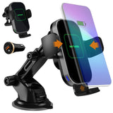 1 x RAW Customer Returns Wefunix 15W Automatic Fast Wireless Charger Car Phone Holder Electronic Motor Operated Qi Charging Station Compatible With iPhone 15 14 13 12 11 X Samsung Galaxy S24 S23 S22 S21 S20 Note 20 Huawei - RRP €35.99