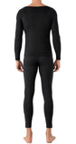 1 x Brand New suitmine Men s Ultra Soft Thermal Underwear Set, Base Layer Cold Warm Long John Stretchable Set Black, M  - RRP €50.59