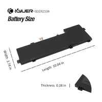 1 x RAW Customer Returns KYUER 48Wh B31N1534 Laptop Akku f r Asus BX510UX BX510UW U5000 Zenbook UX510 UX510UW UX510UWK UX510UX UX510UXK UX510UW-RB71 CN044T CN048T CN051T CN056T CN058T CN070T UX510UX-CN130T UX510UX-CN179T - RRP €49.67