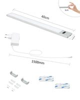 1 x RAW Customer Returns LED under-cabinet light kitchen dimmable with non-contact sensor, 40 cm kitchen under-cabinet light warm white 3000K neutral white 4000K cold white 6000K, under-cabinet lighting light strip for cupboard, workbench - RRP €22.18