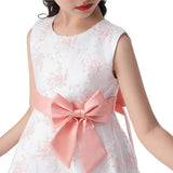 1 x RAW Customer Returns Cichic Girls Dresses Party Dresses Elegant Children Princess Dress Kids Wedding Birthday Dress Flower Girl Formal Dress 2-10 Years 7-8 Years, Baby Pink  - RRP €24.19