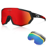 1 x RAW Customer Returns Queshark Sports Glasses Cycling Glasses Women Men Polarized UV400 Protection with 5 Interchangeable Lenses Cycling Glasses for Outdoor Sports Cycling Motorcycling Running Fishing Golf - RRP €36.99