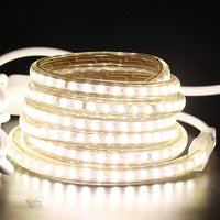 1 x RAW Customer Returns XUNATA LED Strip 220V SMD 3014 120LEDs m IP67 Waterproof White LED Strip Lights for Kitchen - RRP €20.4