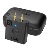 1 x RAW Customer Returns 1Mii Airplane Bluetooth 5.3 Adapter for Headphones, 30Hrs Playtime Wireless Audio Transmitter with Charging Case for Use in Airplanes, Gyms, Game Consoles - RRP €50.41