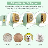 12 x Brand New Dog brush for long hair and short hair, cat brush, cat brush for removing undercoat, animal care dog comb, hair removal products for pets blue  - RRP €216.0