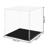 1 x RAW Customer Returns Belle Vous Transparent acrylic display case - 15 x 15 x 15cm Large acrylic boxes for display - Dustproof display case for action figures and collectibles - Plexiglass display case - Acrylic display case - RRP €15.44