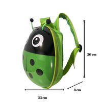 1 x Brand New Little Sunhine Baby Backpack School Children Animals Ladybug Kids Green  - RRP €22.32