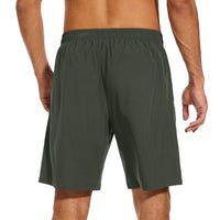 1 x RAW Customer Returns SIHOHAN shorts, men s sports trousers, quick-drying sportswear, jogging bottoms, sports shorts with zip pocket, suitable for various leisure and sports occasions green, XL  - RRP €22.14