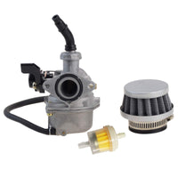 1 x RAW Customer Returns GOOFIT PZ19 Carburetor with Air Filter for Chinese 50c-125cc Scooter Motorcycle ATV Scooter Dirt Bike Spare Parts - RRP €32.4