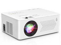 1 x RAW Customer Returns PURSHE Mini Projector, Mini Bluetooth Projector Full HD 1080P Portable Outdoor Movie Projector for iOS, Android, Windows, Compatible with TV Stick HDMI Smartphone Game Console USB Incl. Remote Control  - RRP €89.99