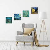 1 x RAW Customer Returns D M ART Modern Paintings Vincent Van Gogh 4 pcs 30x30 CM each Canvas Print Classic Art Decor Furniture for kitchen, bedroom, living room, lounge, bar, office, restaurant - RRP €54.9