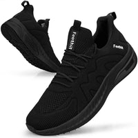 1 x RAW Customer Returns Feethit Men s Sneakers Trainers, Casual Outdoor Fitness, Comfortable Work, Lightweight, Breathable, Black 46 EU - RRP €29.23