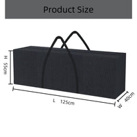 1 x RAW Customer Returns YoungBee storage bag for garden cushions, waterproof protective cover for cushions, anti-UV garden cushion storage, rain protection and dustproof, heavy-duty 420D Oxford fabric 175 x 55 x 75 cm  - RRP €29.58