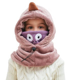 1 x Brand New Happy Cherry Children s Balaclava, Ski, Cyclist, Unisex, Warm, Fleece, Fine, Protection for Head, Nose, Mouth, Ears, Multifunctional, Scarf, Sports Hat for 3 - 12 Years, Purple - RRP €27.6