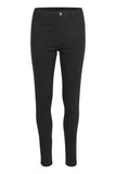 1 x RAW Customer Returns Kaffe Jeans KAlaura Women s Jeans High Waist Skinny Fit with High Waistband Black Deep36 - RRP €30.2