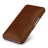 1 x Brand New STILGUT Book Type Case, leather case compatible with HTC One X9, black with clip - RRP €15.64