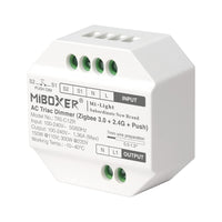 1 x RAW Customer Returns LIGHTEU , Milight Miboxer Zigbee3.0 and 2.4GHz Push AC 100-240V Triac Dimmer for Lamps and Dimmable Spotlights, TRI-C1ZR - RRP €24.19