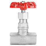 1 x RAW Customer Returns Akozon DN15 Globe Valve Stainless Steel Gate Valve BSPP Water Gate Valve DN15 G1 2 Rotary Sluice Valve for Water, Oil, Gas - RRP €20.23