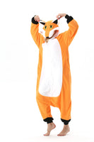 1 x RAW Customer Returns AKAAYUKO Women Men Carnival Costume Pajamas Christmas Animals Onesie Halloween Jumpsuit Pajamas Carnival Costumes Overall Nightwear Foxes-XK - RRP €30.24