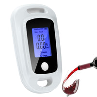 1 x RAW Customer Returns Umelee Breathalyzer, Alcohol Meter Device with Digital LCD Screen, Portable Breathalyzer, Police Accurate Breathalyzer, Breathalyzer, Breath Alcohol Tester White  - RRP €32.4