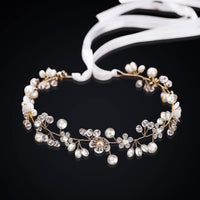 1 x RAW Customer Returns Crewell hair accessories communion, hair bands for girls flower wreath hair children wedding girls flowers bridal hair accessories pearl headband - RRP €12.15