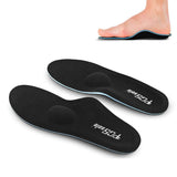 1 x RAW Customer Returns PCSsole Orthopedic Comfort Insoles, Arch Support Orthopedic Insoles Insole for Plantar Fasciitis, Flat Foot, Memory Foam Shoe Insole for Sports, Football for Men and Women Black, EU46-47 29.5cm  - RRP €21.99