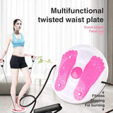 4 x Brand New Twist Waist Disc Board with Drawstring, Multifunction Magnetic Balance Board Pedal, Waist Trimmer Disc Twist Board Machine, Aerobic Fitness, Twister Sports Plate, Twisting Waist Disc - RRP €47.2