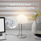 1 x RAW Customer Returns Postlucky Wireless Table Lamp USB Rechargeable Table Lamp with 8 Colors Remote Control LED Table Lamp Dimmable Light IP44 Waterproof Bedside Lamps Bars Restaurants - RRP €32.12